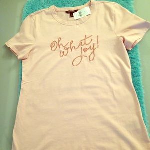 34. Banana Republic "oh what joy" top